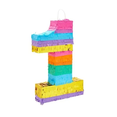 Pinata Angka Pelangi untuk Perlengkapan Pesta Ulang Tahun